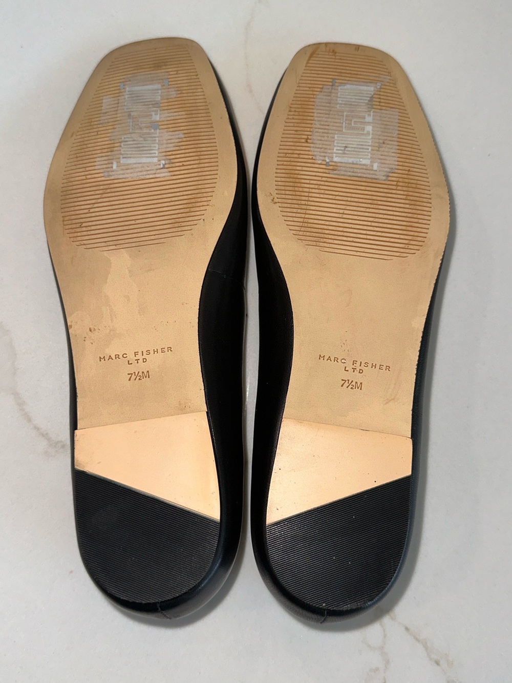 MARC FISHER LTD Urella Leather Mary Jane Flat Black - Picture 13 of 15